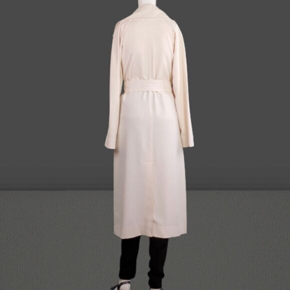 For Kitty Rescue! BB Dakota I Spy Off-White Trench Coat - Picture 5 of 16